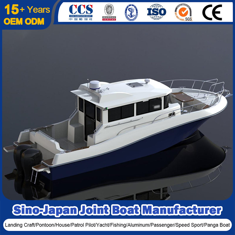 Customized 27FT to 45FT Yacht Manufacturer Luxury FRP GRP Fibreglass Aluminum Cabin Cruiser Fishing Sightseeing Mega Motor Yacht