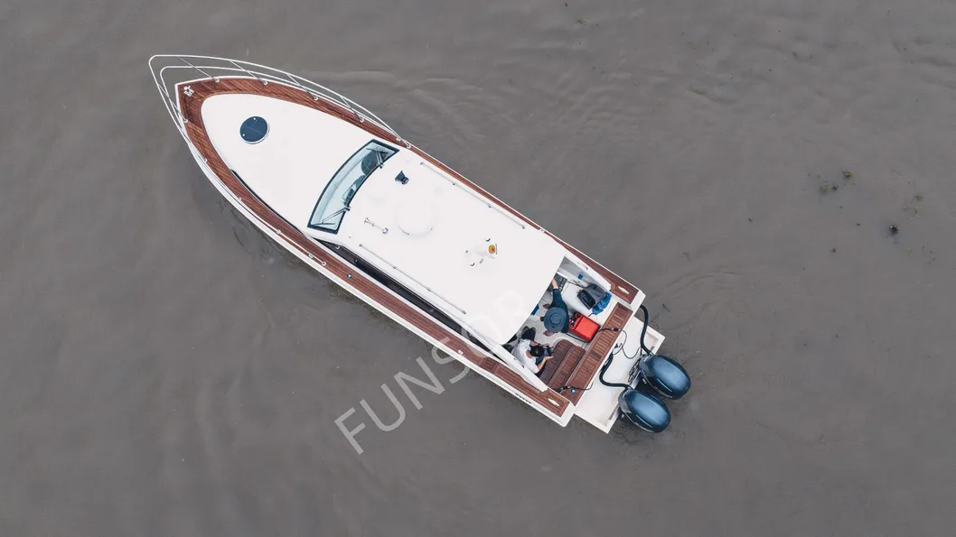 Rigid FRP Yacht Side View