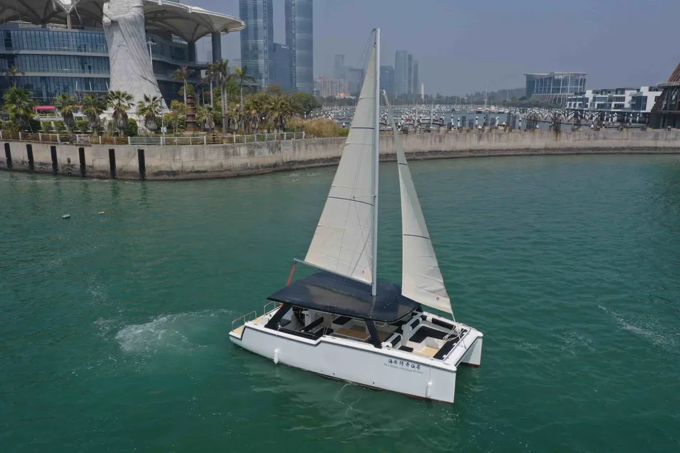 Sailing Yacht Side View