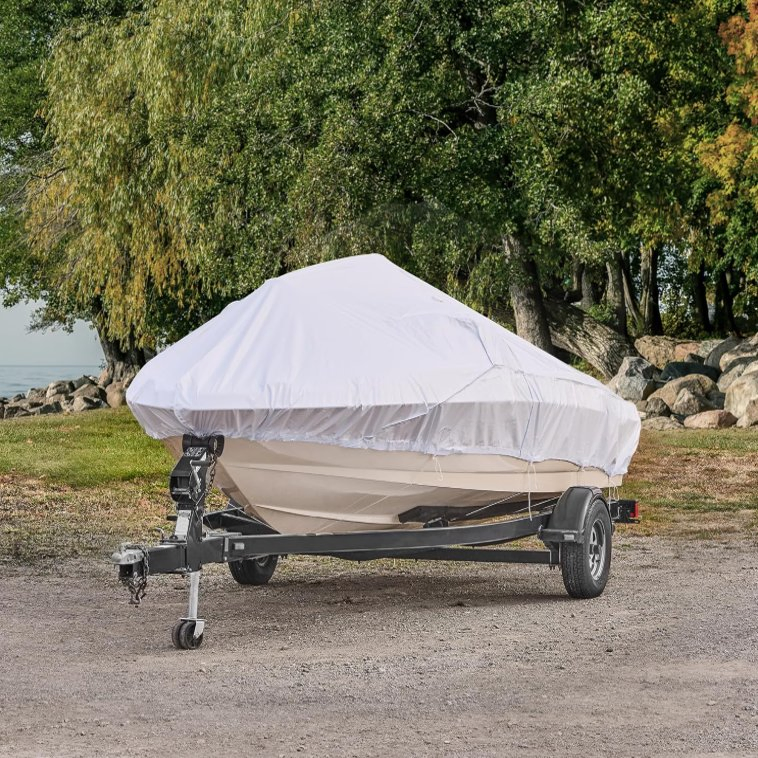Factory Customized Waterproof 600d Boat Cover Suitable for Fishing Boats, Dustproof, Waterproof