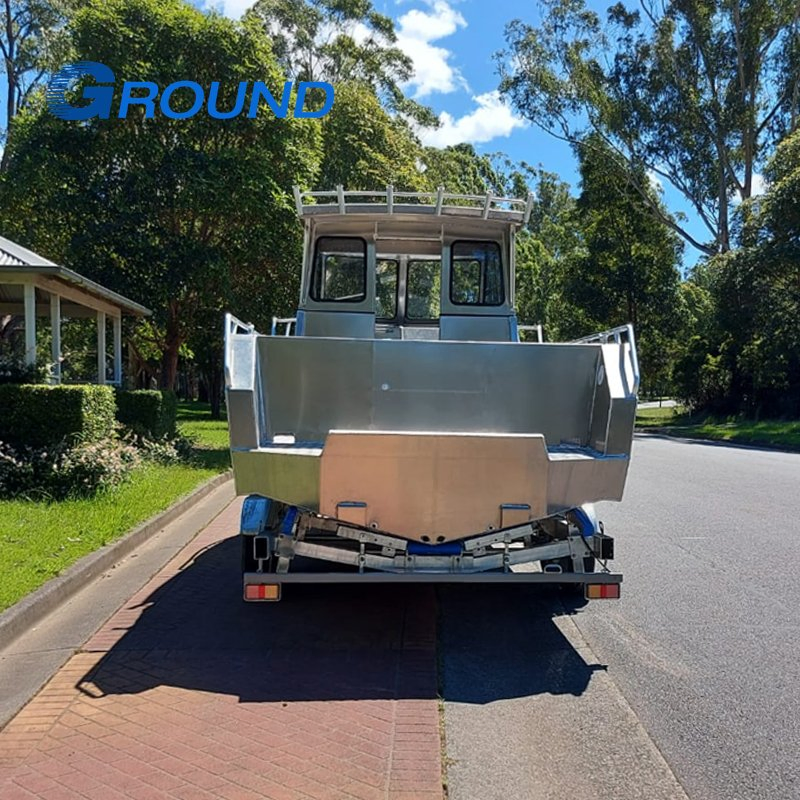 China Manufacturer 8.5m 28FT Cabin Speed Yacht Aluminum Customized Welded Fishing Boat with CE