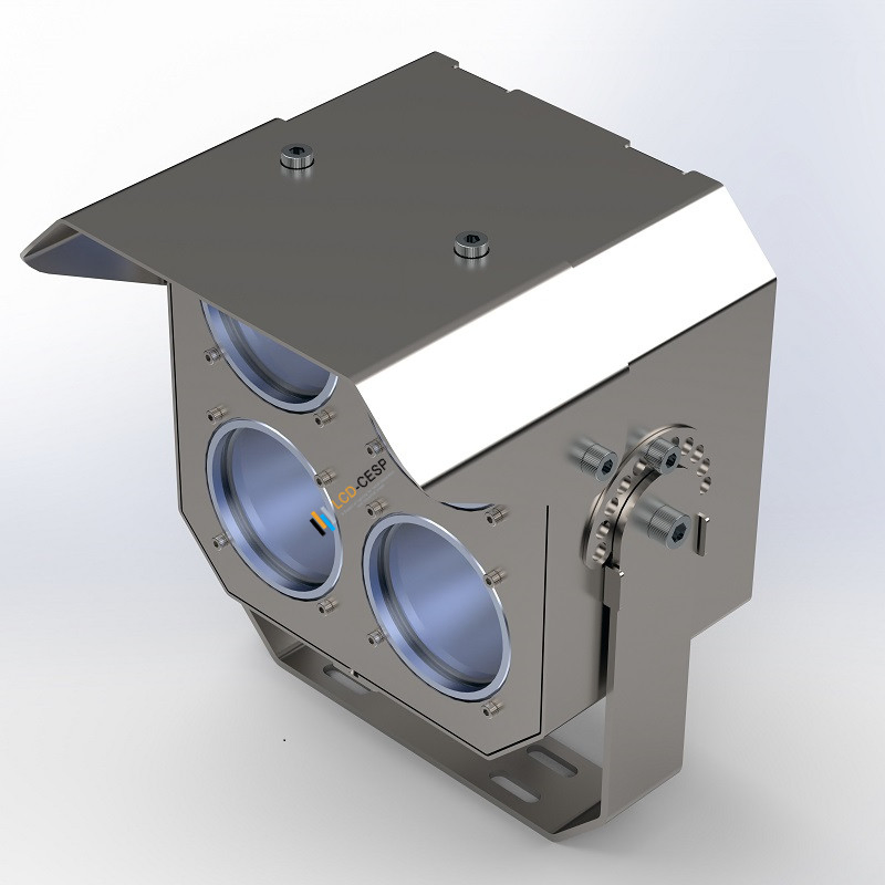 Explosion Proof Bulkhead Lamp, 25W-500W, LED, 90-305VAC, 3000K, 90deg-120deg, Marine Boat Lighting