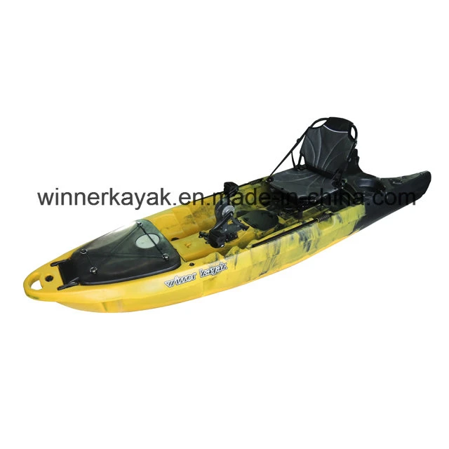 The Top Design Single Fishing Kayak with Paddle