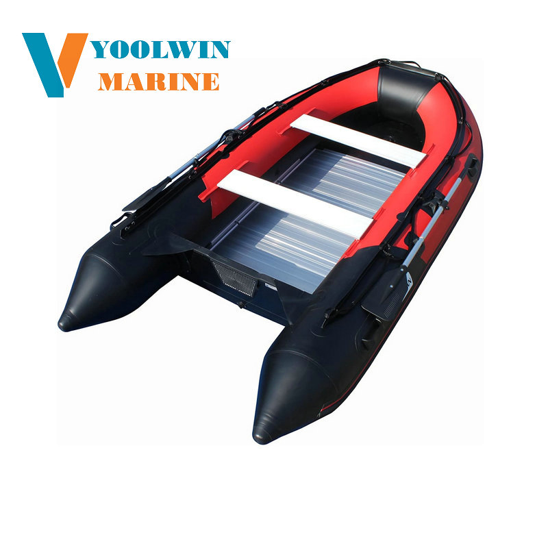CE Certified Zodiac Inflatable Fold Rowing Boat Aluminum/ Air Deck Floor Fishing Speed 6 Persons 390 Power Rescue PVC Rubber Hypalon Rib Inflatable Dinghy Boats