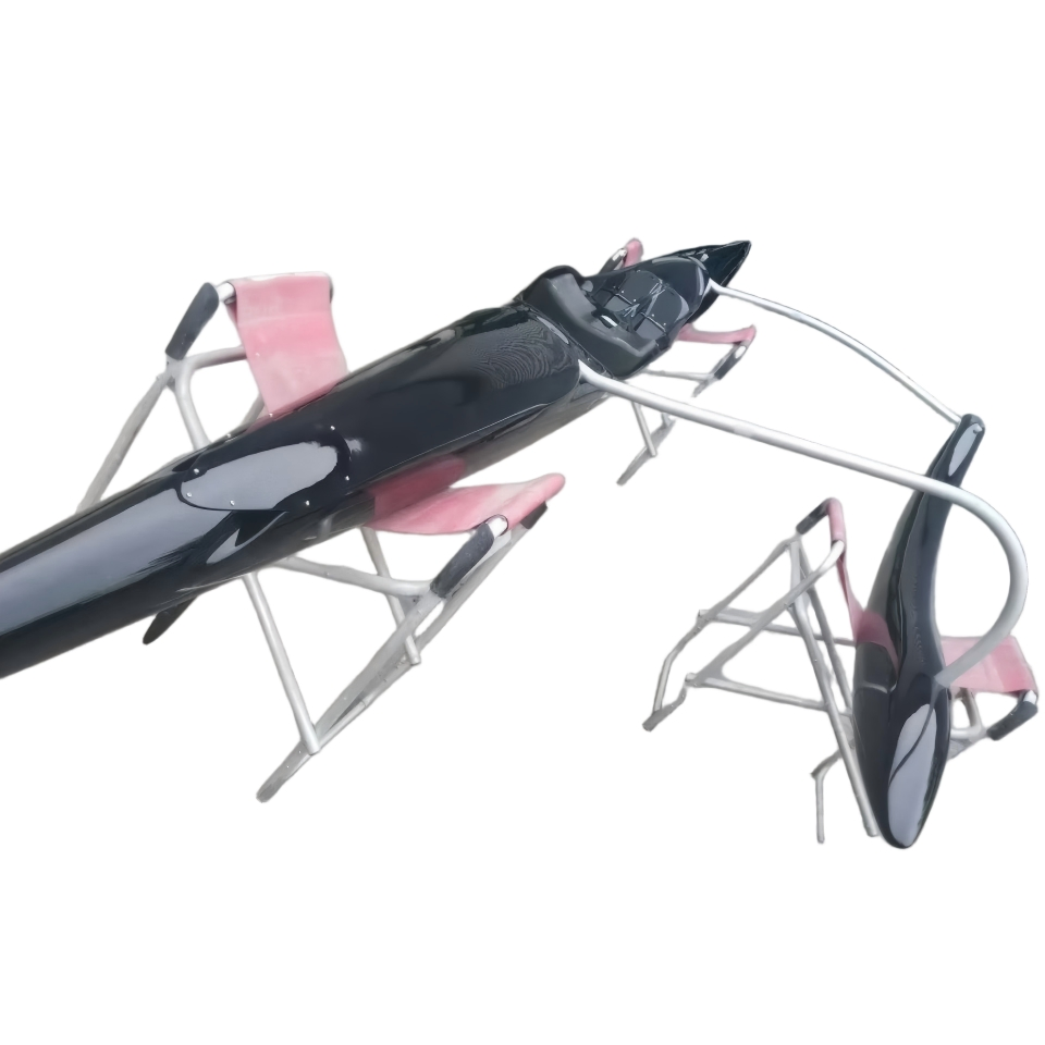 Lightweight Oc1 Outrigger Canoe for Solo Ocean Paddling