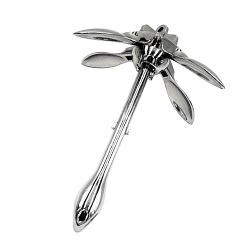 Marine Hardware Accessories Boat Anchor Stainless Steel Folding Anchor