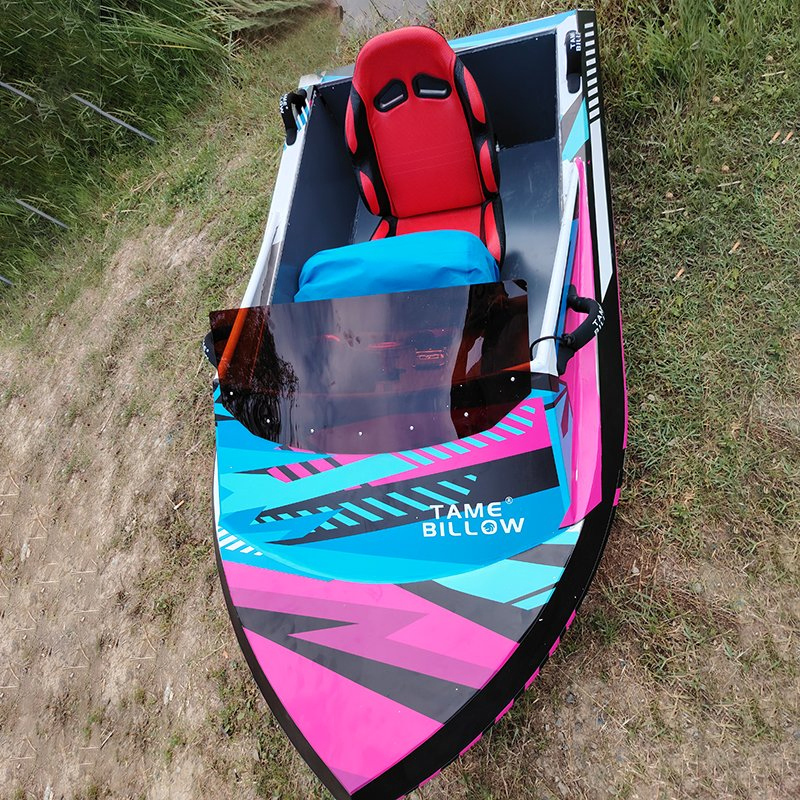Fiberglass 15kw Aqua Kart Boat Electric Go Kart Racing Jet Ski for Water Adventure