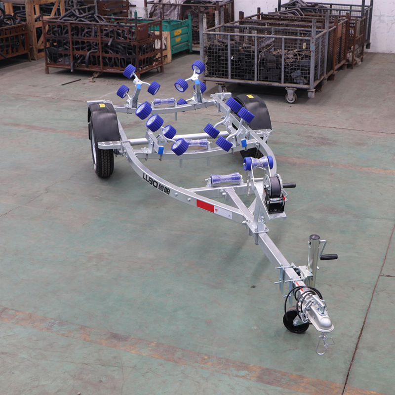 China Trailer Factory Sale Cheap Galvanized Boat Trailer