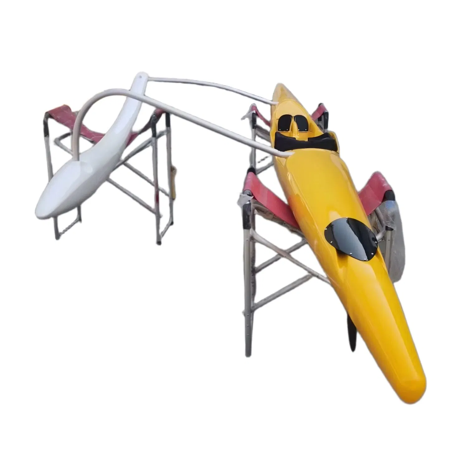 Lightweight Oc1 Outrigger Canoe for Solo Ocean Paddling