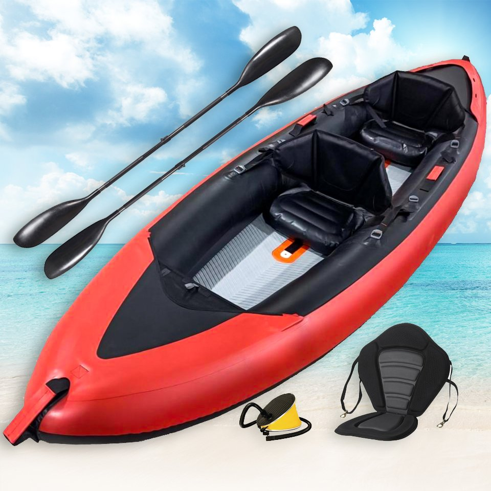 Fashionable Design Hot Sale Cover 3 Person PVC Professional Inflatable Fishing Kayak