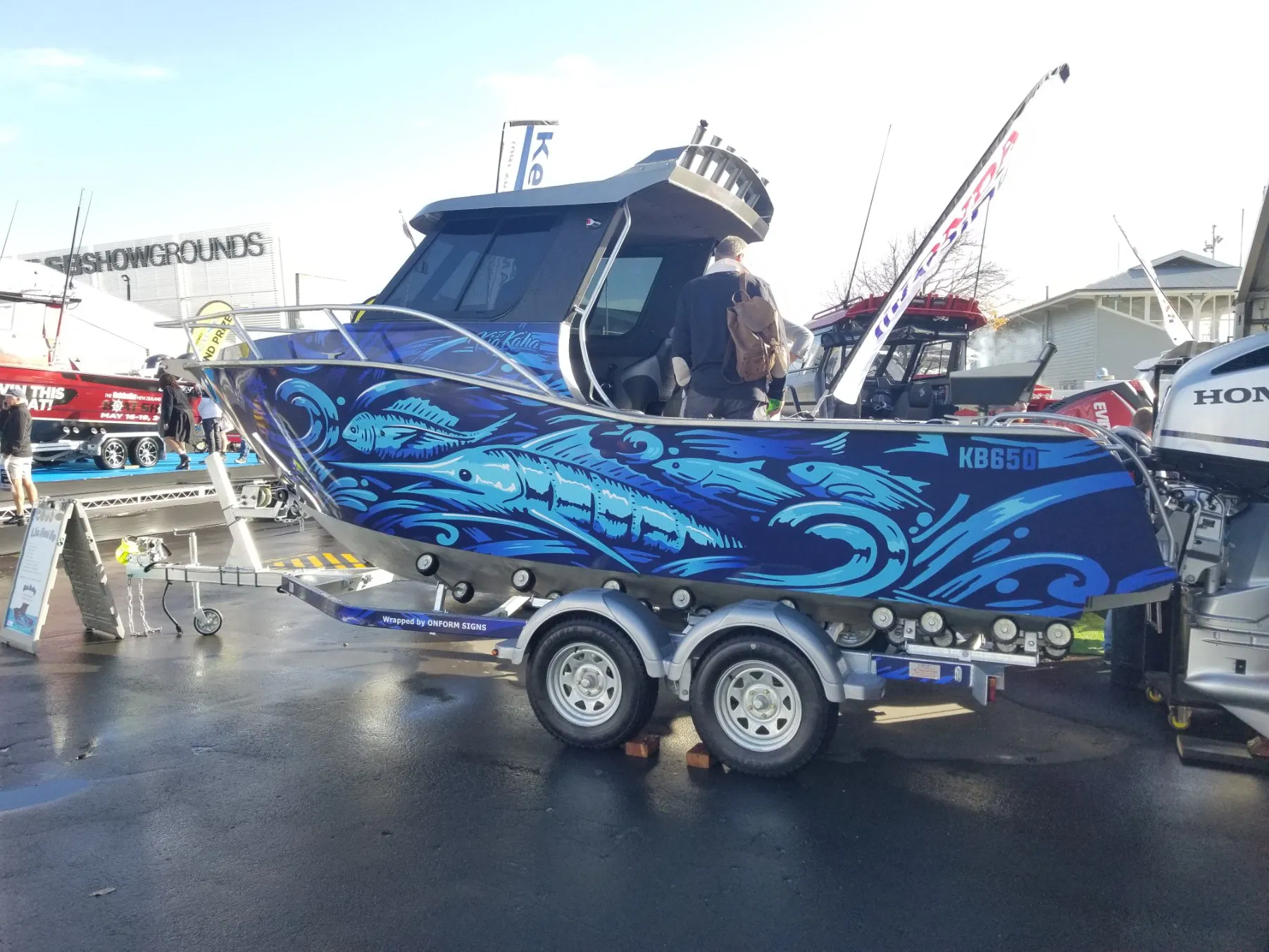 25FT 7.5m High Speed All Welded Deep V Aluminum Sport Fishing Boat