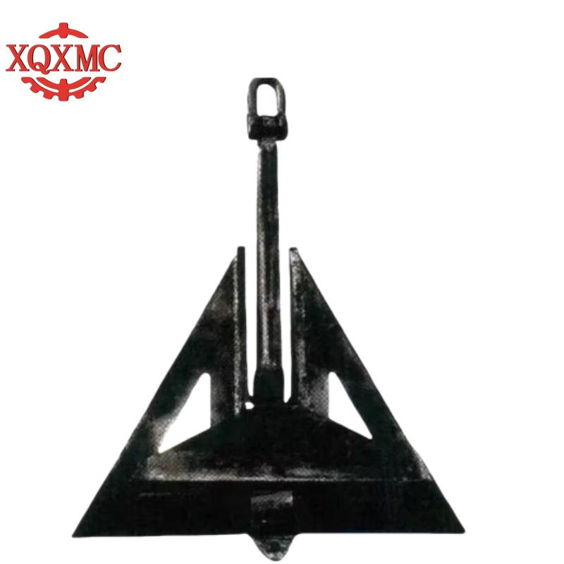 High Holding Power Marine Equipment Ship 300kg to 100000kg Boat Accessories Cast Steel Flipper Type Delta Anchor