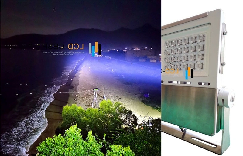 500W High Powered LED Remote Searchlight Dash Joystick Fish Boat Lighting 220V