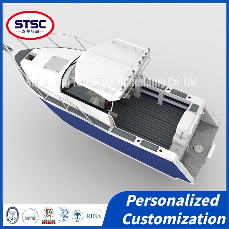 6.25m Aluminum Fishing Boat - Professional Half-Open Design, High-Speed Offshore Luxury Yacht at Factory Price