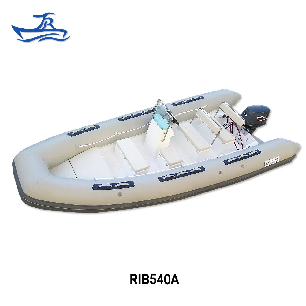China Factory Jr a Series 4-6 Person Yacht Rigid Rubber FRP Fiberglass Hull Motor Inflatable Rowing Speed Boat Rib Boat/Sport Boat/Fishing Boat for Sale