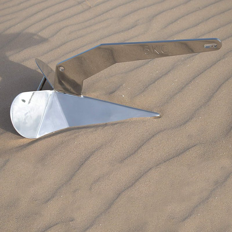 Mirror Polished 316 Stainless Steel H-Q Boat Anchor Delta Anchor for Yacht