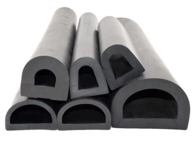 D Type Boat EPDM Rubber Marine Fender Boat Dock Bumpers