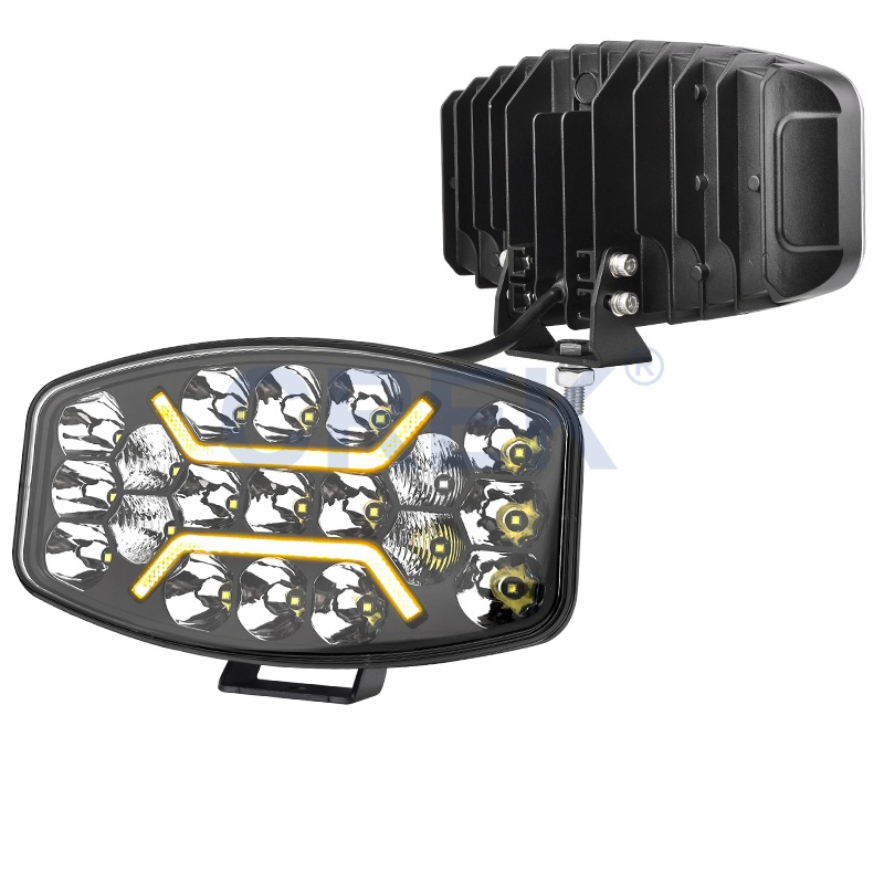 12V 24V 10inch Oval Roof Bumper Spot LED Lighting for Truck Auto Car off-Road 4X4 4WD SUV ATV UTV, Boat Ship Vessel Work Light Factory Wholesaler