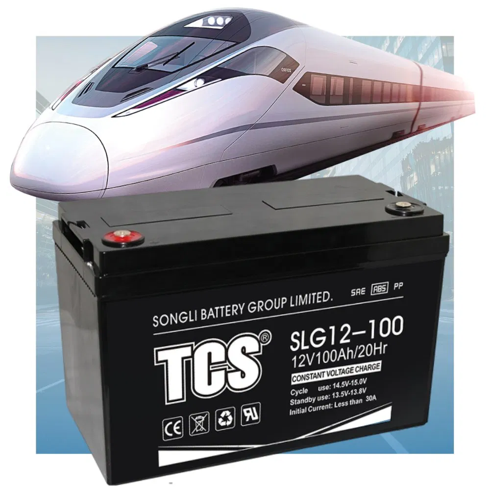Tcs Slg12-100 12volt 100ah Gel Batteries for Sale 12 Volt Marine Gel Cell Boat Lawn Mower 100ah 100 AMP Hour Leisure Price for Sale Inverter AGM Solar Battery