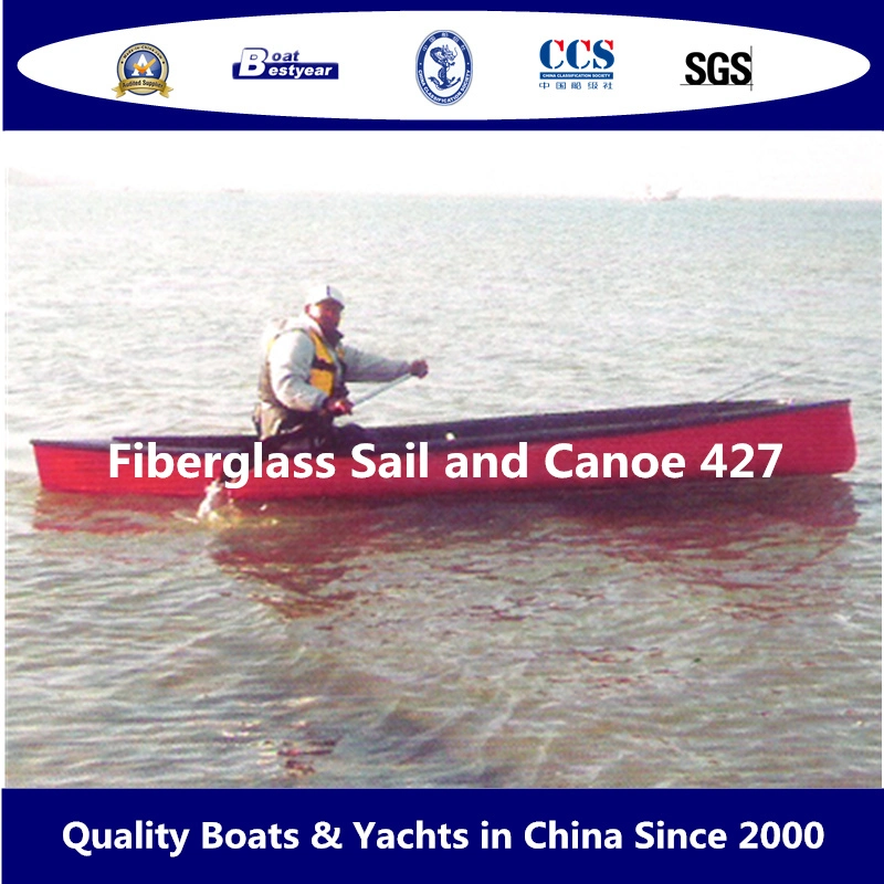 Bestyear 4.27m Fiberglass Sail and Canoe