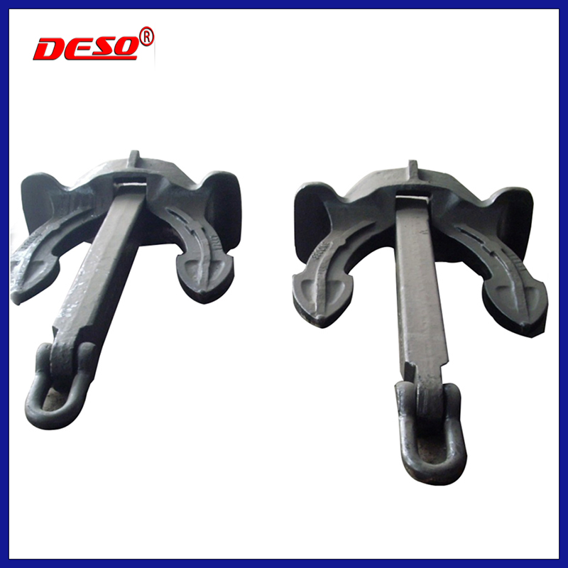 High Quality Heavy Duty Black Painted Ship Vessel Boat Hall Anchor