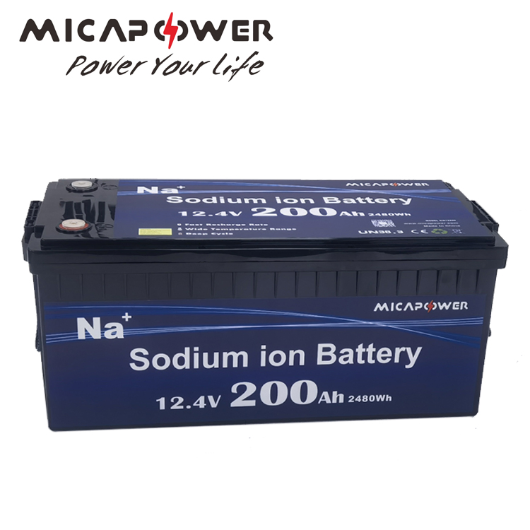 Mica Factory Un38.3 12V 200ah Sib Battery 200ah Sodium Ion Na Ion Battery Boat Power Supply Natrium RV Yacht Solar Energy Storage Battery Pack