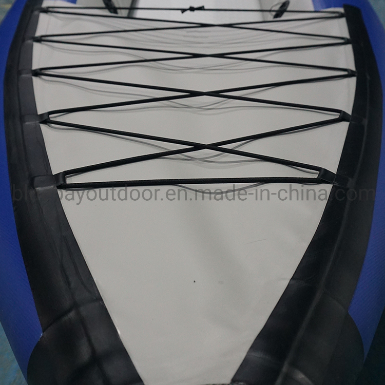 Hot Sale Inflatable Boat Rubber Boat PVC Foot Pedal Fishing Kayak with Fishing Rod Holder