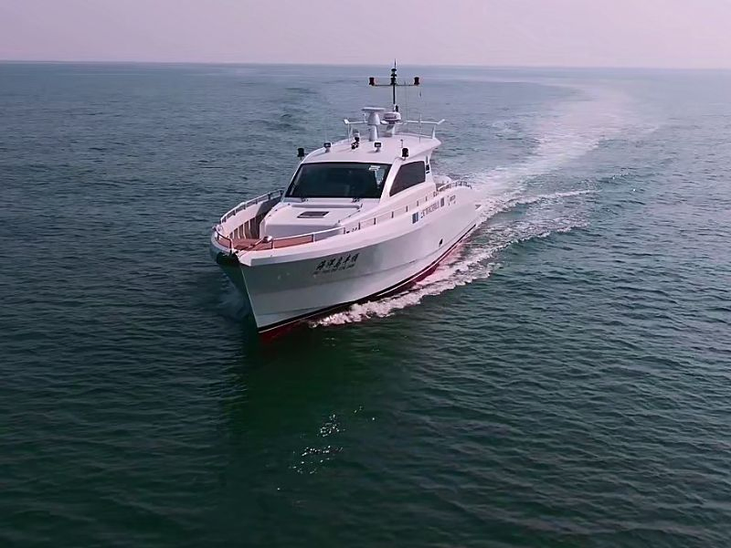 17m Aluminum Electric and Solar Yacht Luxury Boat Yacht for Business