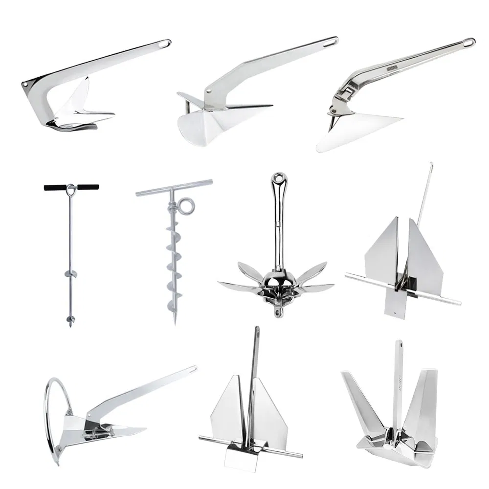 Shenghui Factory Marine Hardware Accessories Boat Yacht Parts Sailboat Marine Grade 316 Stainless Steel Bruce Boat Anchors