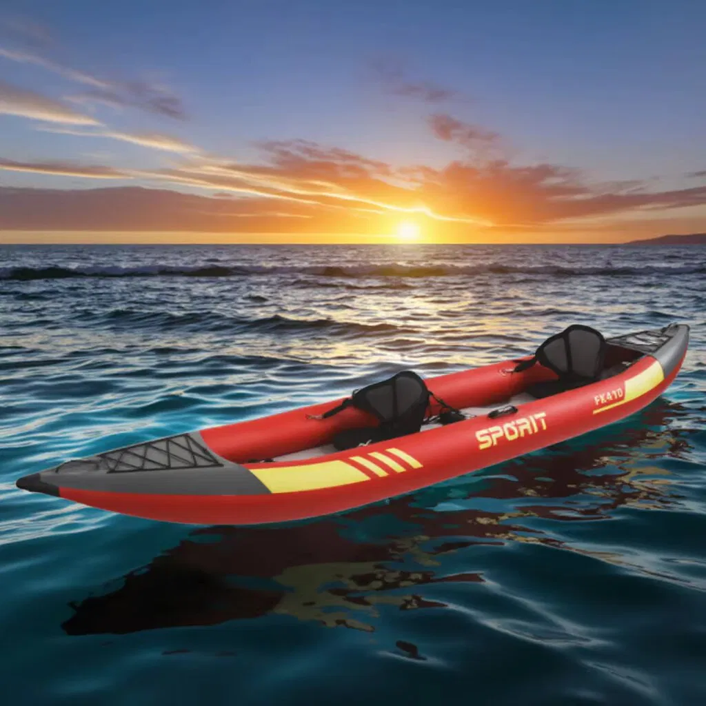 OEM &amp; ODM Payload Durable Reinforced Drop Stitch PVC Inflatable Fishing Kayak Canoe Inflatable Kayak Boat