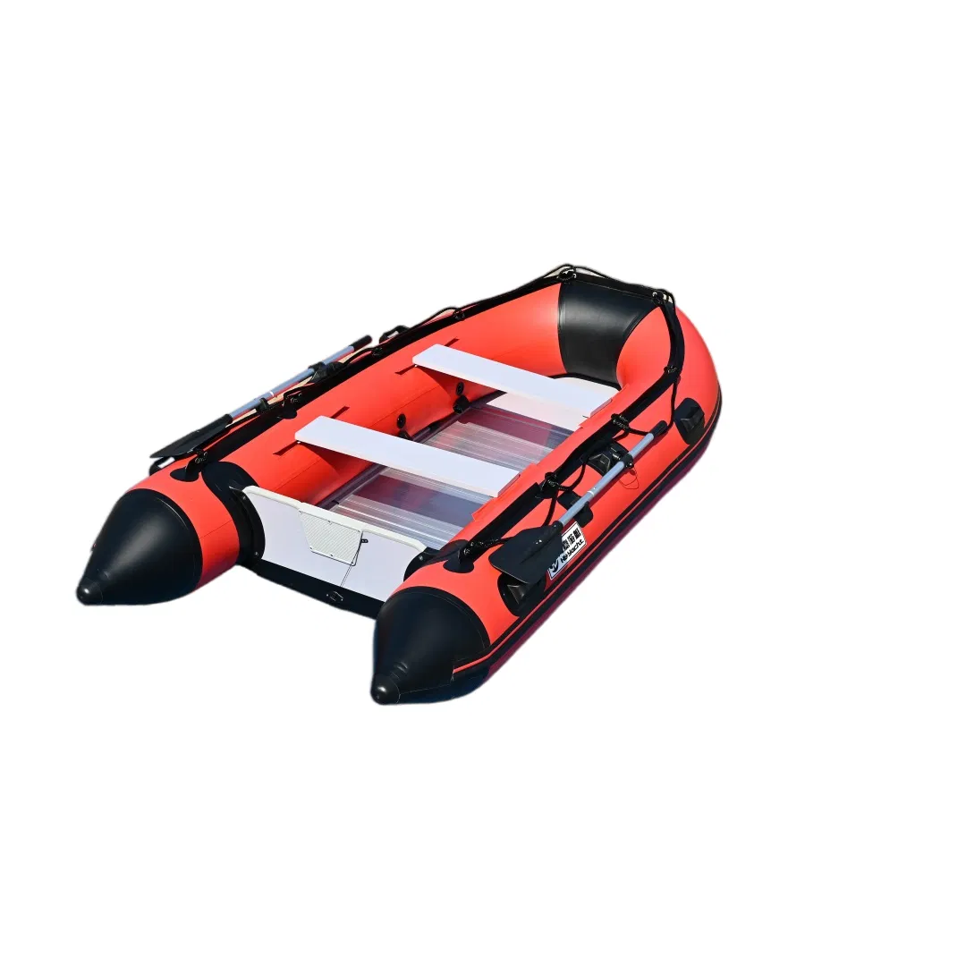 3.3m 1.2mm Red Inflatable Boat PVC Malaysia Cheap Fishing Inflatable Boat