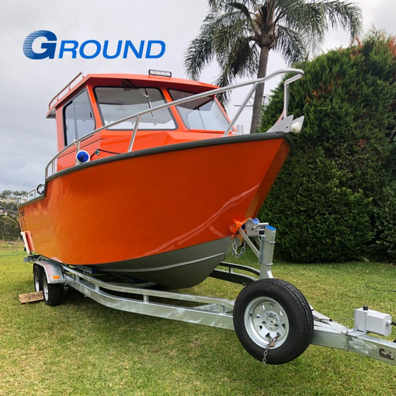 China Manufacturer 8.5m 28FT Cabin Speed Yacht Aluminum Customized Welded Fishing Boat with CE