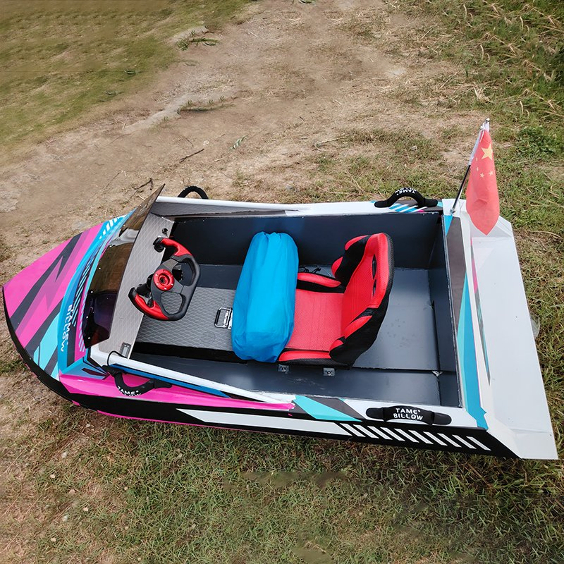 Fiberglass 15kw Aqua Kart Boat Electric Go Kart Racing Jet Ski for Water Adventure