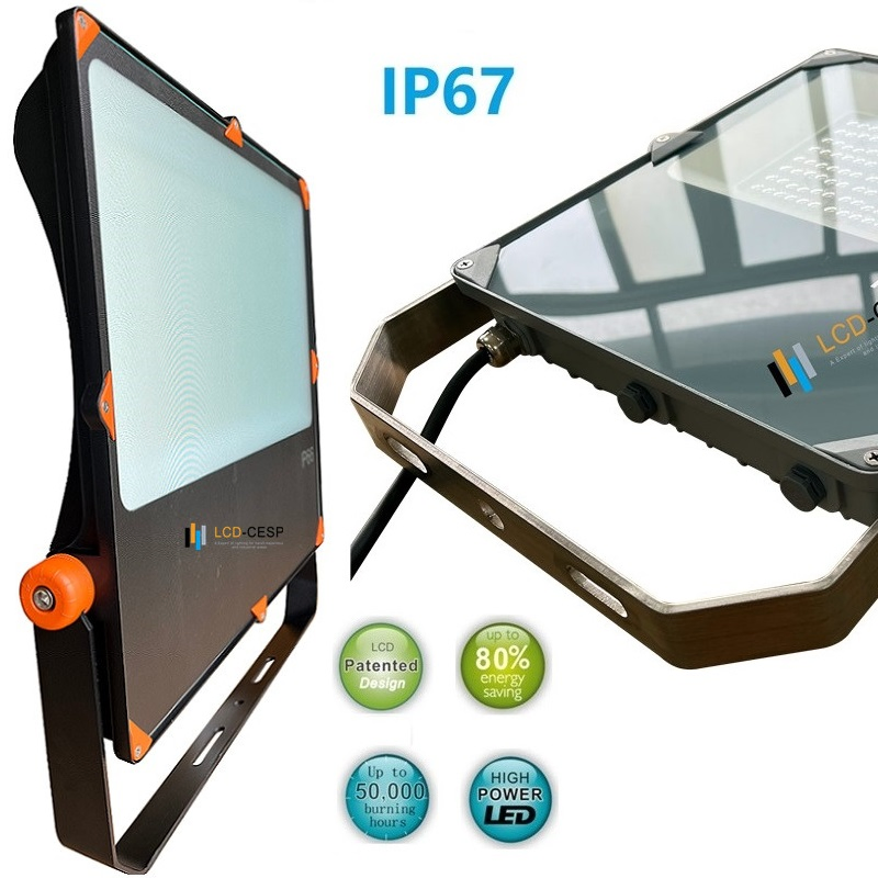 LED Floodlight, 150W, 12-24VDC, 5700K, Narrow Symmetric Optic, 8deg, IP67, Boat Lighting