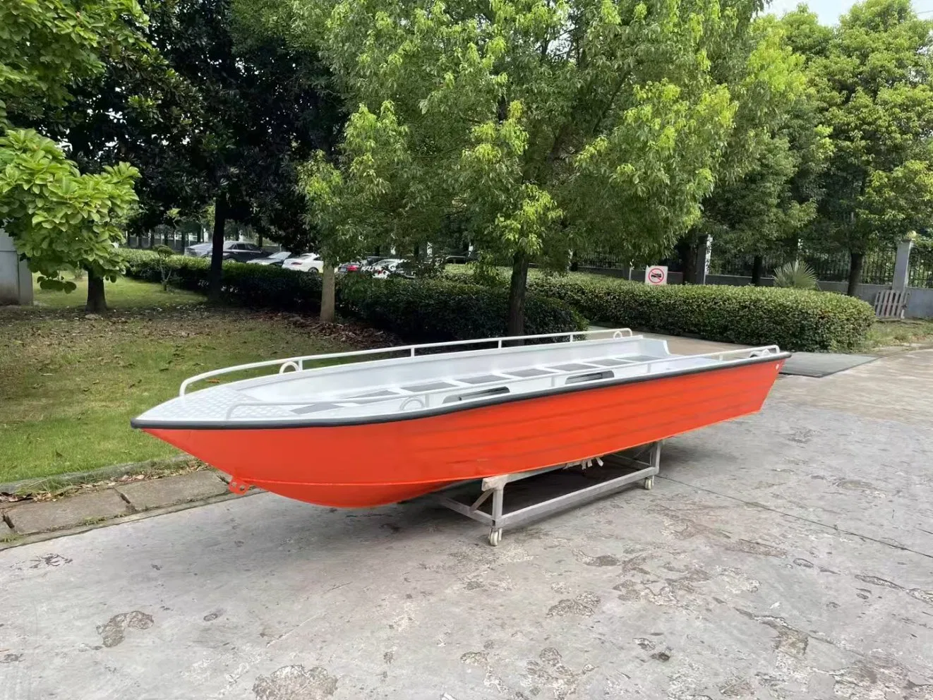 FRP Fast Speed Rescue Boats 6-12 Persons Seats with Power Engine Canoe Yacht