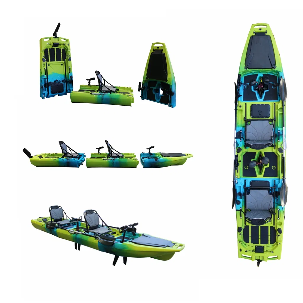 Modular 2 Person Detachable Fishing Fins Pedal Drive Kayak for Sale