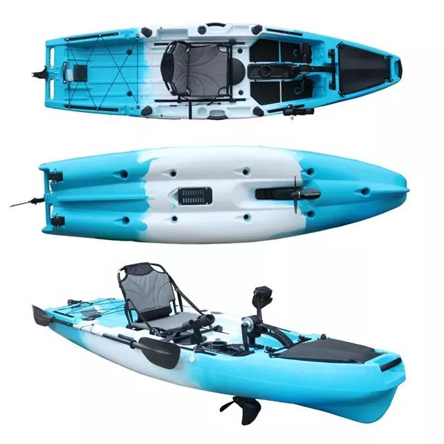 Factory Wholesale Customized Outdoor Leisure Cheap 10.5FT Boat Pedal Drive Stable Fishing Kayak