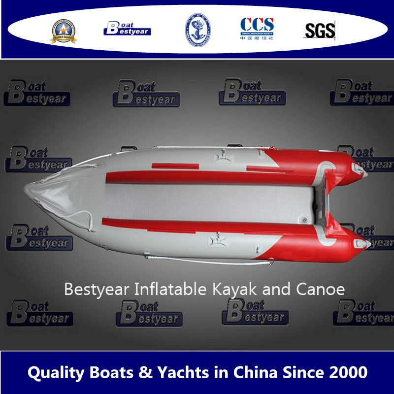 Bestyear 3.7m 4.3m 4.8m Inflatable Kayak and Canoe for Two or Three People