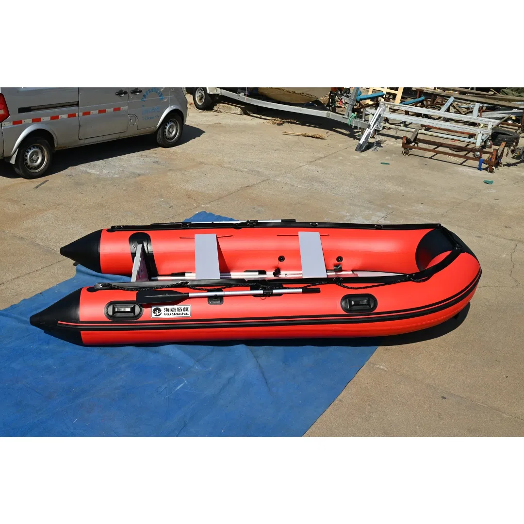 3.8m with Aluminium Floor for Fishing PVC/Hypalon Inflatable Sport Boat