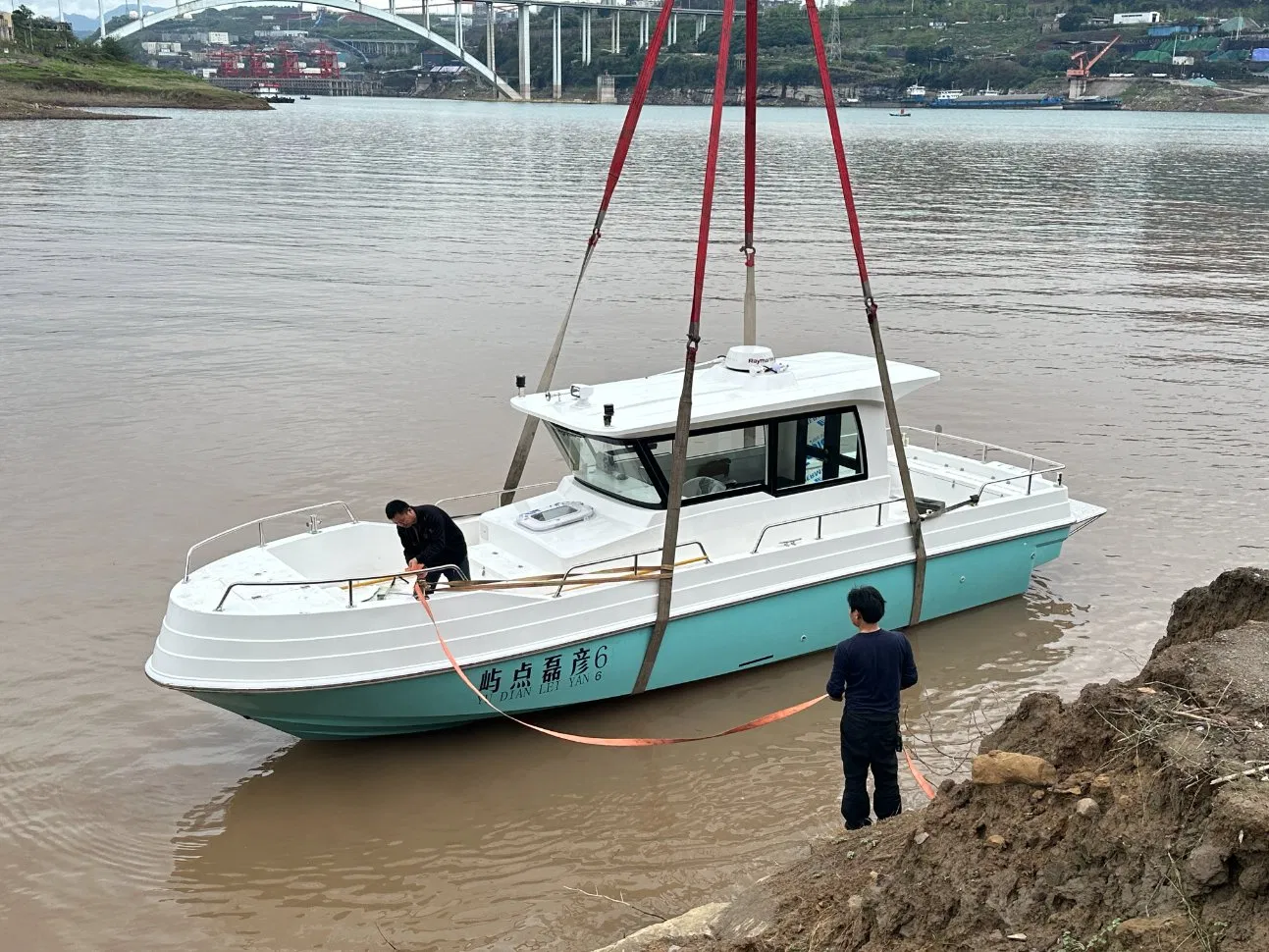 10.9m Fiberglass Boat Fishing Boat/Patrol/Pilot/Ambulance/Yacht/Electric/Fishing/Speed/Leisure/Ferry/Landing /Passenger/Tourist Boat with Inboard Diesel Engine