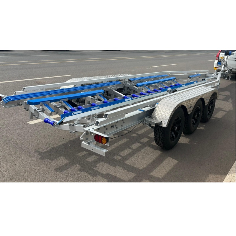 33FT Tri-Axles Hydraulic Brake Aluminum Boat Trailer with Factory Price
