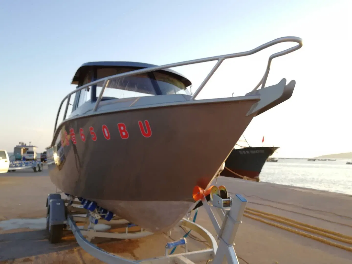 25FT 7.5m High Speed All Welded Deep V Aluminum Sport Fishing Boat