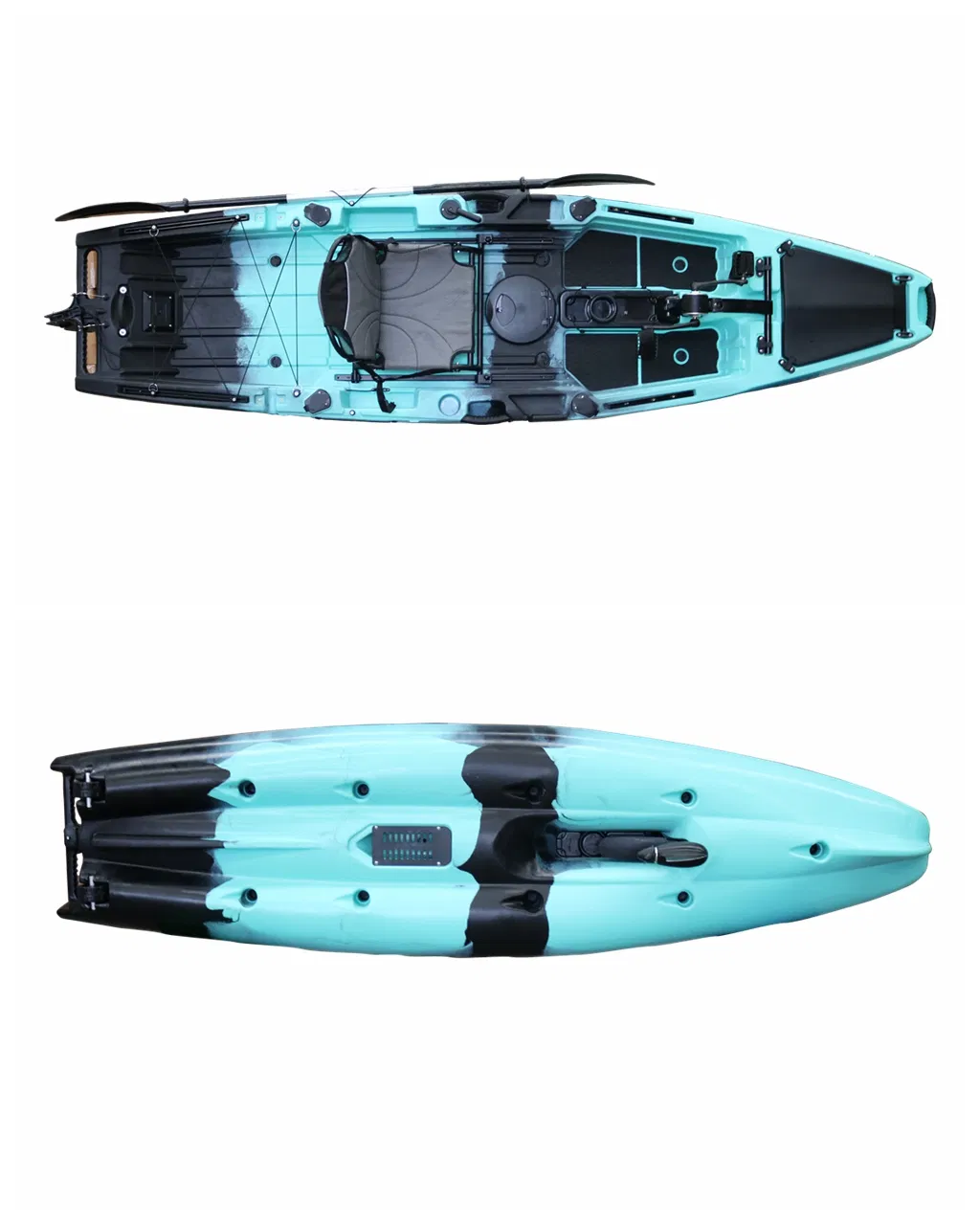 Vicking Wholesale Sit on Top 11FT Fishing Pedal Kayak with Fishing Rod Holder