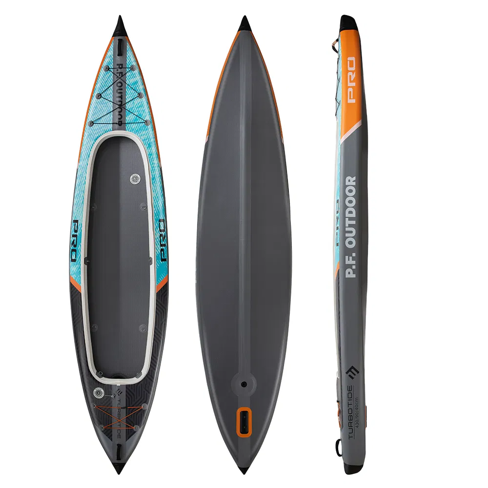 Hight Quality Pedal Kayak Fishing 2 Person 30*90*40cm Inflatable Tandem Fishing Boat Kayak with Seat