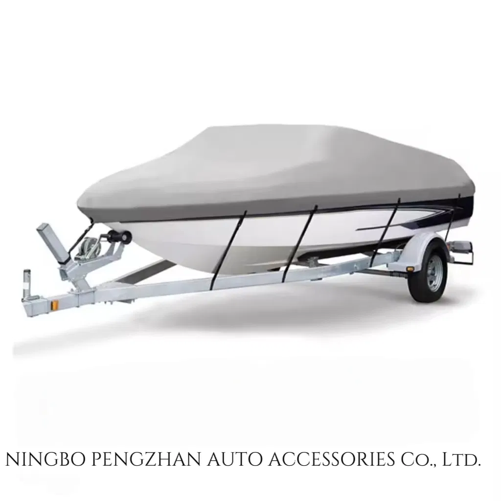 Silver Metallic V-Hull Boat Cover - Reflective &amp; Cool