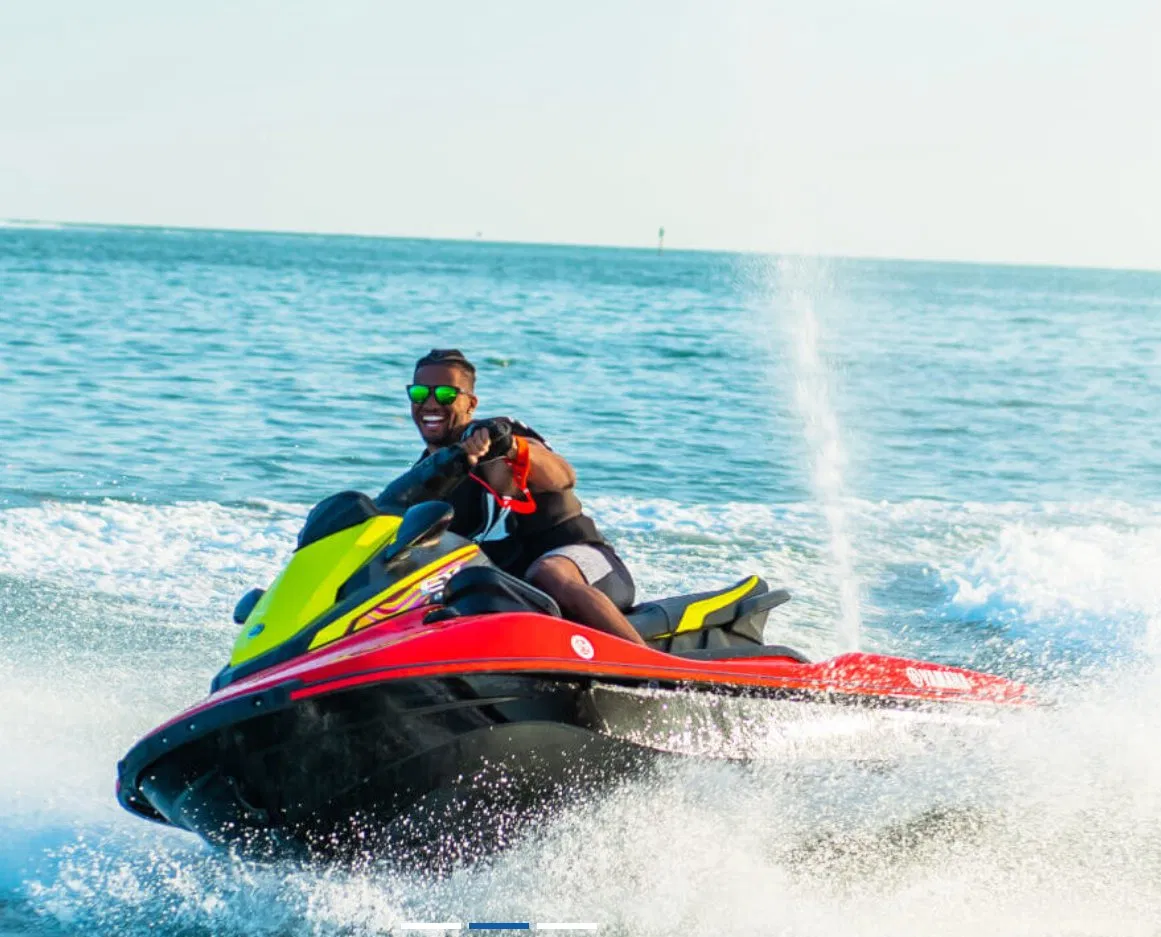 1300cc Fiberglass Jet Ski with Electric Brake Reverse Gear Adult Unisex, Year Round Use