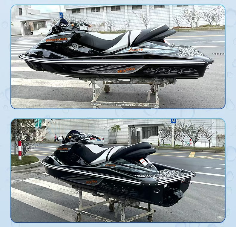 1300cc Fiberglass Jet Ski with Electric Brake Reverse Gear Adult Unisex, Year Round Use