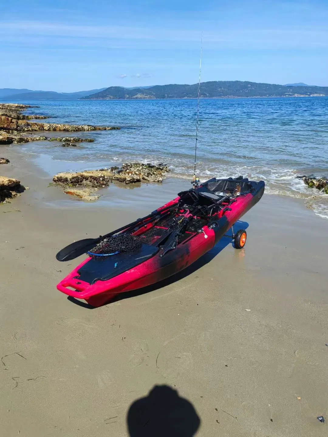 Factory New Designed Modular Section Kayak Fishing Plastic Canoe