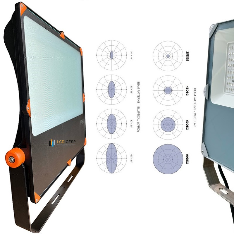 LED Floodlight, 150W, 12-24VDC, 5700K, Narrow Symmetric Optic, 8deg, IP67, Boat Lighting