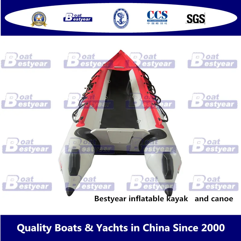 Inflatable Canoe Side View